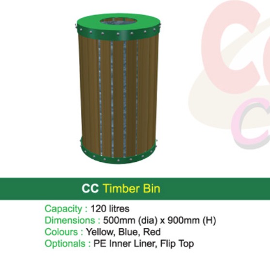 Thùng rác - WINWORX-MC-CC-Timber-Bin